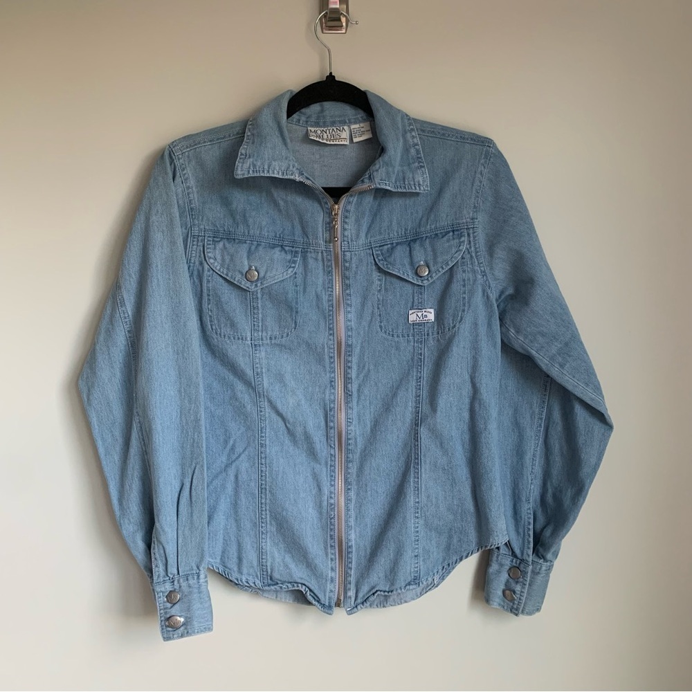 Denim Zip-Up Jacket